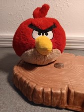 2010 Angry Birds Plush Soft Stuffed Animal Red 6"
