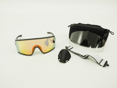 Smith Sunglasses Pursuit Cat 14 Matte Slate HWJ Photochromic Lens w/ Clear Spare