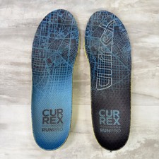 Currex RunPro High Profile Unisex Size L Insoles Orthotic Arch Support Blue
