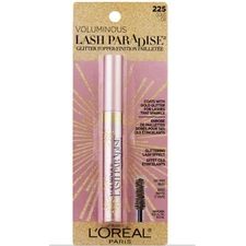 Loreal Voluminous Lash Paradise Glitter Topper 225 Gold Or 0.27 Oz