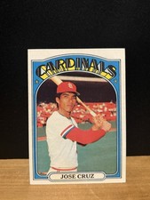 1972 Topps Jose Cruz #107 St. Louis Cardinals EX Rookie Card (RC). rookie card picture