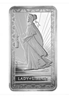 LADY of LIBERTY Bar - PAMP SUISSE - 10oz .999 Fine Silver Bullion Bar