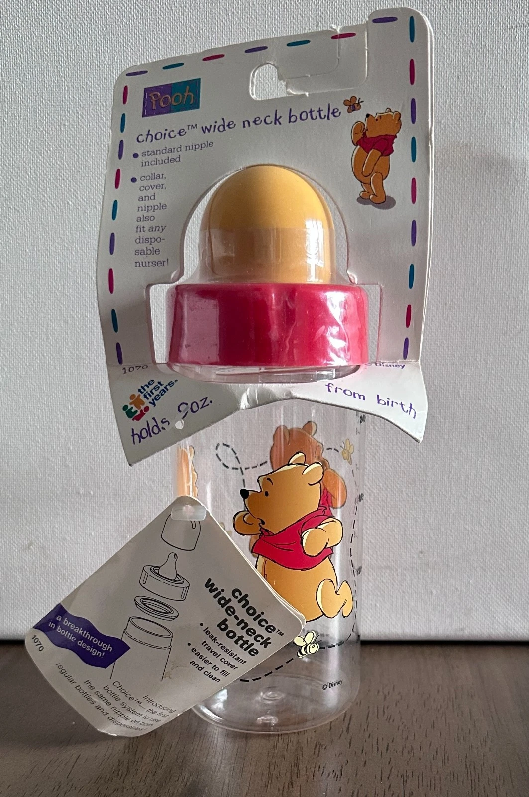 Vintage 1995 The First Years Winnie The Pooh Choice Wide Neck Baby Bottle 9oz
Opens in a new window