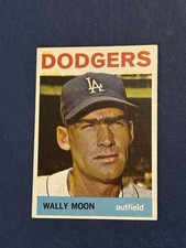 1964 Topps - Wally Moon #353.  Los Angeles Dodgers.  Near Mint