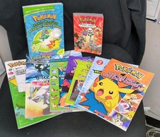 Pokemon Book Lot Scholastic Comic Guides Coloring Book
