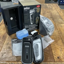 Braun Series 8 8457CC Cordless Rechargeable Men's Electric Razor - Silver