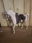 Vtg MARX Fort Apache Comanche The Movable Cavalry Horse Accessories Johnny West