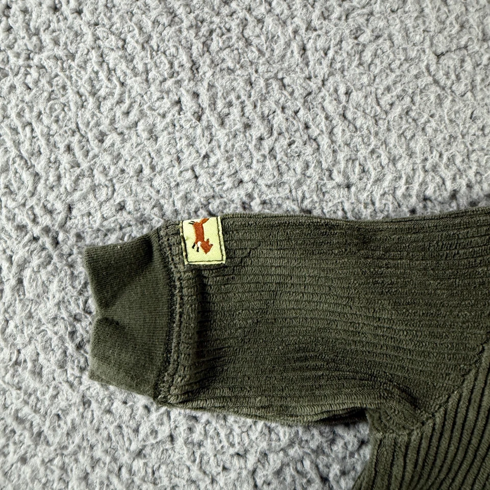 Traje corporal de una pieza verde pana talla 0-3 meses Gymboree para niños pequeños Foto 4 de 4