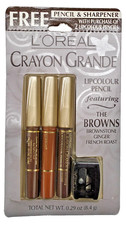 NUEVO L'Oreal CRAYON GRANDE Lápiz de Color de Labios-1750-02 THE BROWNS
