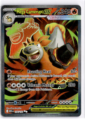 Mega Camerupt ex NM, ME01: Mega Evolution 156/132 - Holo
