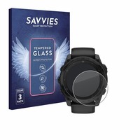 3X Savvies Schutzglas FüR Garmin Tactix 8 Amoled (51 Mm) Glas Panzer Display