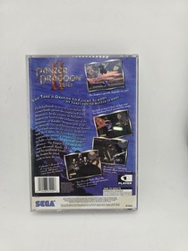 USED AUTHENTIC WORKING -) PANZER DRAGOON II ZWEI (- Disc Rear Card - SEGA SATURN