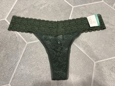 Vtg Y2K Gilligan  O'Malley NEW Green Thong Panties Small NWT