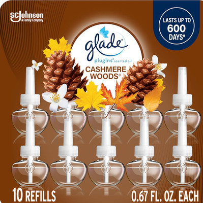 Glade PlugIns Refills Air Freshener, Scented and Essential Oils for Home and Bat