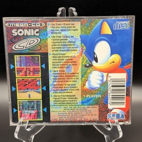 Sonic CD SEGA Mega-CD Game Boxed with Manual Included + BC Racers Demo Disc