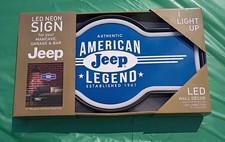 Jeep American Legend 17 Inch Light Up Sign
