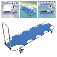 159kg/350.53lbs Portable Emergency Medical Stretcher Hospital Folding Stretcher