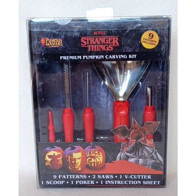 Pumpkin Masters Netflix Stranger Things Premium Pumpkin Carving Kit NEW