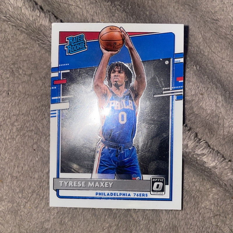 Panini 2020-21 Donruss Optic Tyrese Maxey Rated Rookie #171 76ers Error