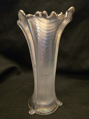 VIntage Opalecent Vase Carnival Iridescent 8.5''