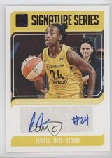 2019 Panini Donruss WNBA Press Proof Purple 37/99 Jewell Loyd #SS-JLD Auto 00zd
