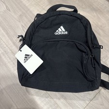 adidas Girl/Women's Black/White Must-Have Mini Backpack (5157789) - NWT