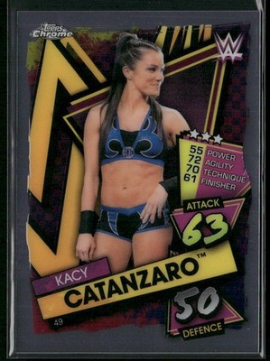 2021 Topps Chrome Slam Attax WWE #49 Kacy Catanzaro (001391)