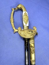 VERY NICE WW1 GERMAN OFFICERS DRESS SWORD w SCABBARD