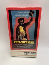 PREACHERMAN VHS 1984 Paragon Rare Cult Comedy Film Amos Huxley New Sealed