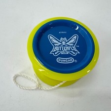 Duncan Butterfly XT Yo-Yo Yellow  Blue Plastic Body