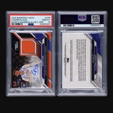 2025 Bowman U Now March Madness COOPER FLAGG #2AR Auto Relic Orange /5 Game Used