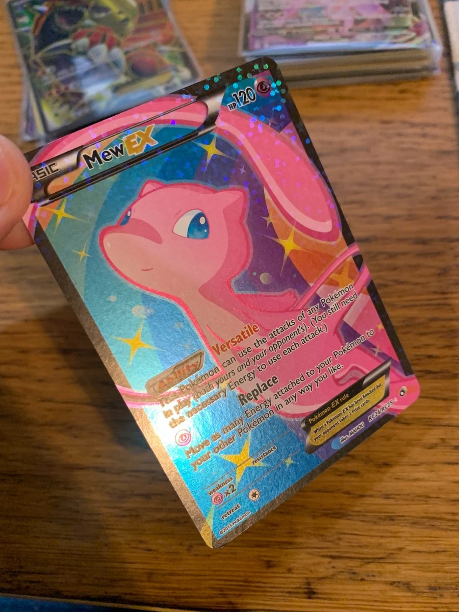 Mew EX (RC24/RC25) Legendary Treasures Full Art Radiant Collection