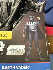 Halloween Costume Boys Star Wars Darth Vader Large 10-12 New