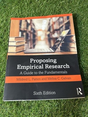 Proposing Empirical Research 6th Edition by Patten & Galvan NEW Paperback 2025 