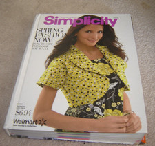SIMPLICITY PATTERN COUNTER BOOK WALMART store edition 2009 sewing patterns 904pg