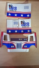 1973 Original Evel Knievel Scramble Van Vintage Ideal Toy Corp Panel Parts Lot