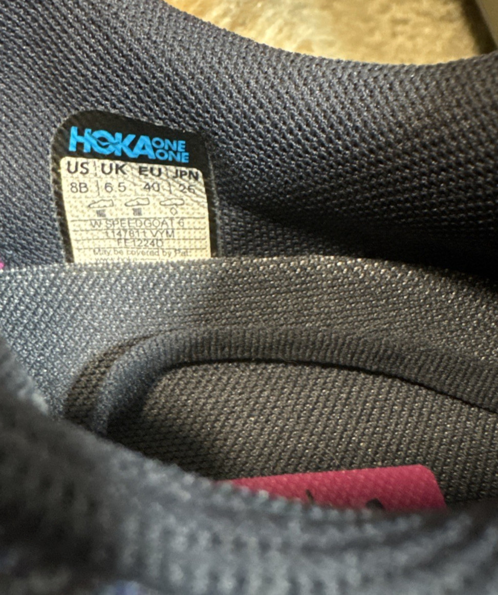 Hoka One Speedgoat 6 (LEFT Shoe Only) Size 8B US Amputee Running Shoes Women"s thumbnail 10