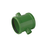 Airfit Pp-Doppelschiebemuffe Plus DN 160 FüR Kg-Rohre, GrüN, 31160KG