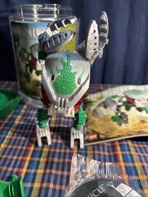 4 Vintage 2003 Lego Bionicle BOHROK KAL (8573, 8576, 8577, 8578) Canisters   S5