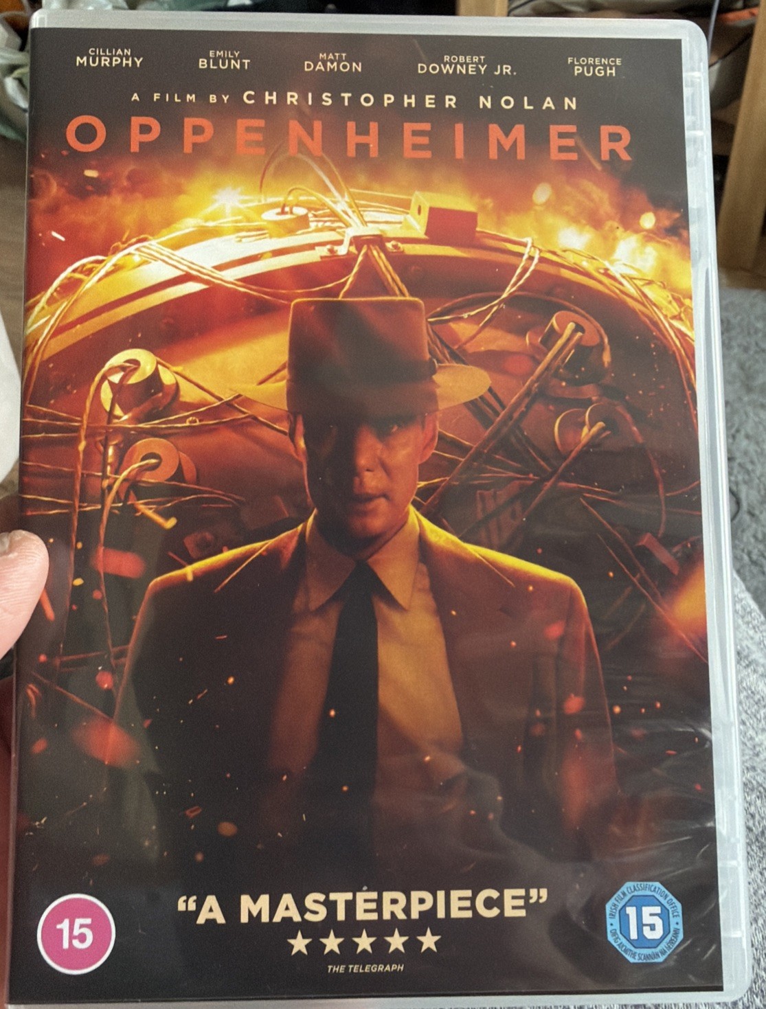 Oppenheimer DVD Thriller (2023) Cillian Murphy Quality Guaranteed Amazing Value