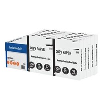 Standard Copy Paper 8.5x11 92 Bright White 20 lb 10 Ream 5000 Sheets