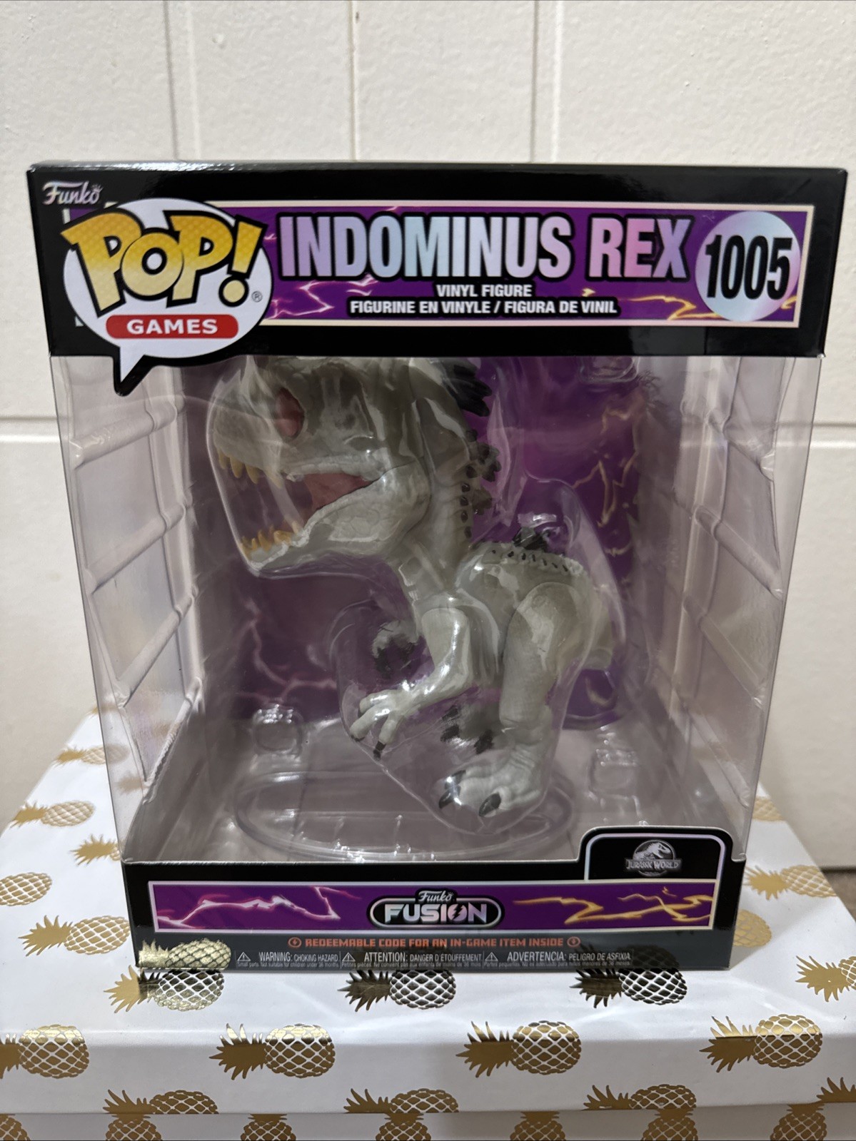 Funko Pop Games Fusion #1005 Jurassic World Indominus Rex Super Vinyl Figure
