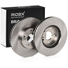 2x RIDEX Bremsscheiben Vorne für HONDA CIVIC VII Hatchback (EU, EP, EV)