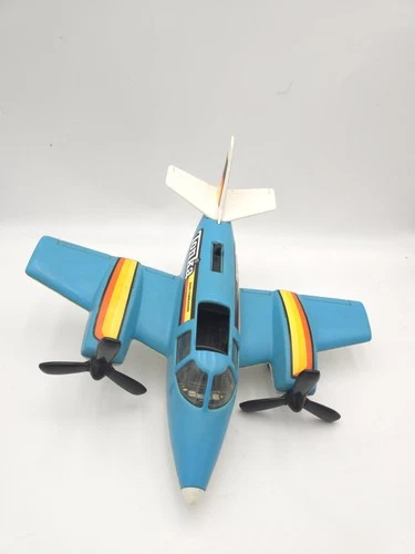 Vintage 1979 Tonka Turbo Prop Airplane Hand Commander Landing Gear Works