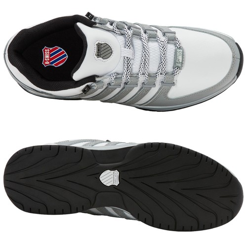 K-Swiss Para Hombres Rinzler Entrenadores Informales Con Cordones Suela de Goma Zapatos de Corte Tenis - Imagen 12 de 13