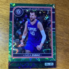Ivica Zubac NBA Hoops Green Explosion Prizm 54/99 Panini Hoops Basketball