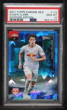2021 Topps Chrome MLS Sapphire Edition Caden Clark #115 PSA 10 GEM MT 08c9