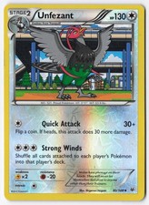 Unfezant (80) Reverse Holofoil Uncommon XY - Roaring Skies 80/108 LP