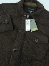 NWT Todd Snyder Wool Blend Boucle Chore Jacket Size Small Brown Italy G3