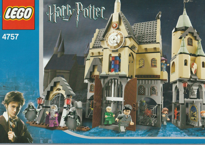 LEGO Harry Potter 4757 Hogwarts Castle Instruction Manual only